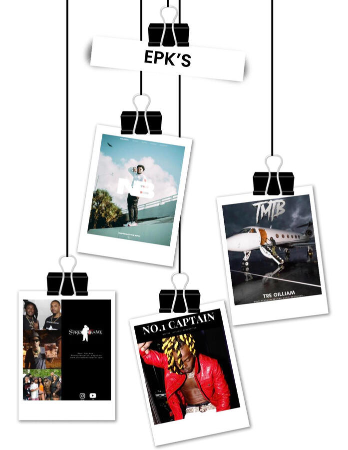 Electronic press kits